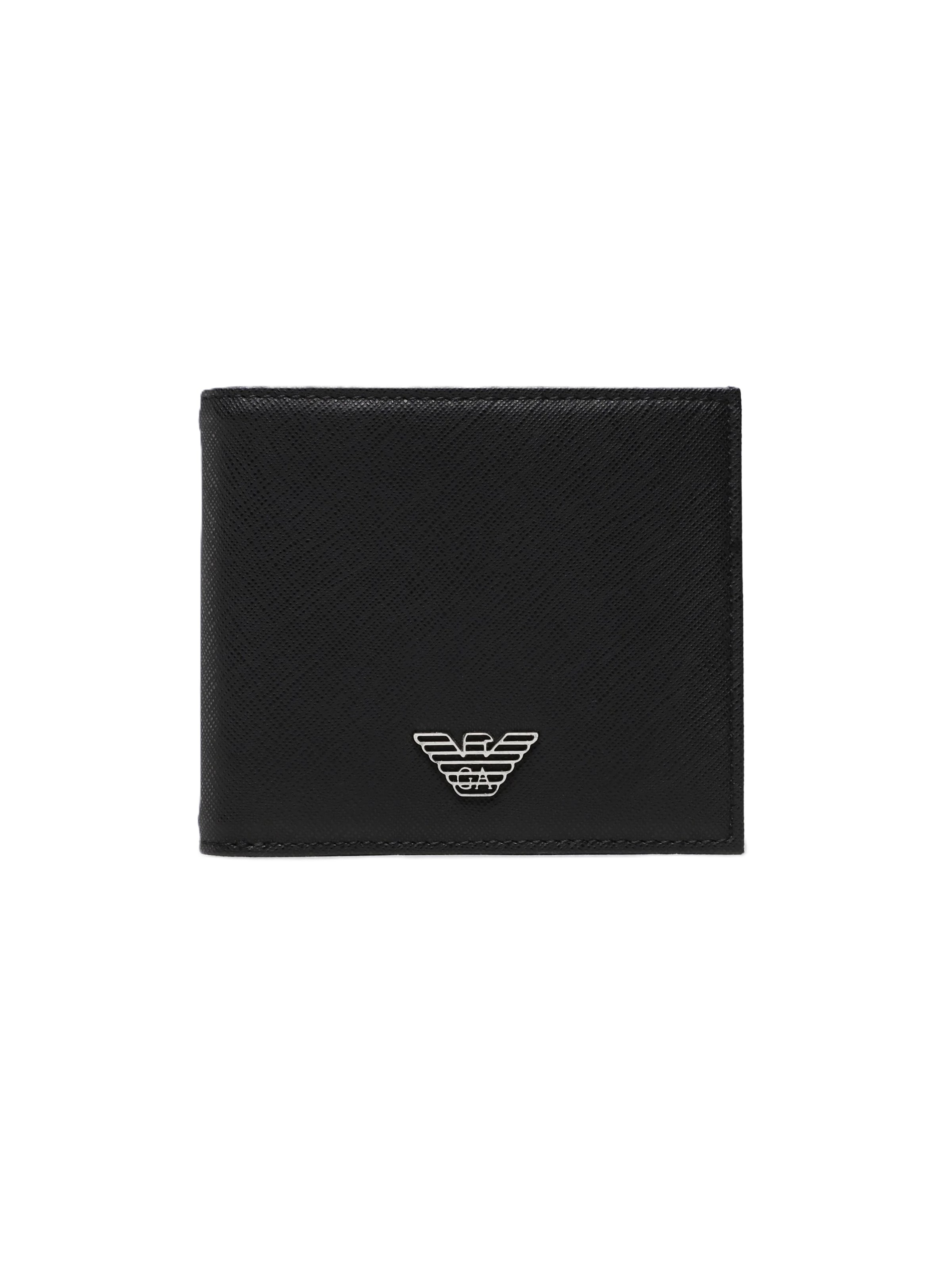 Portamonete 'Y4R168 Y138E' di Emporio Armani in nero: frontale