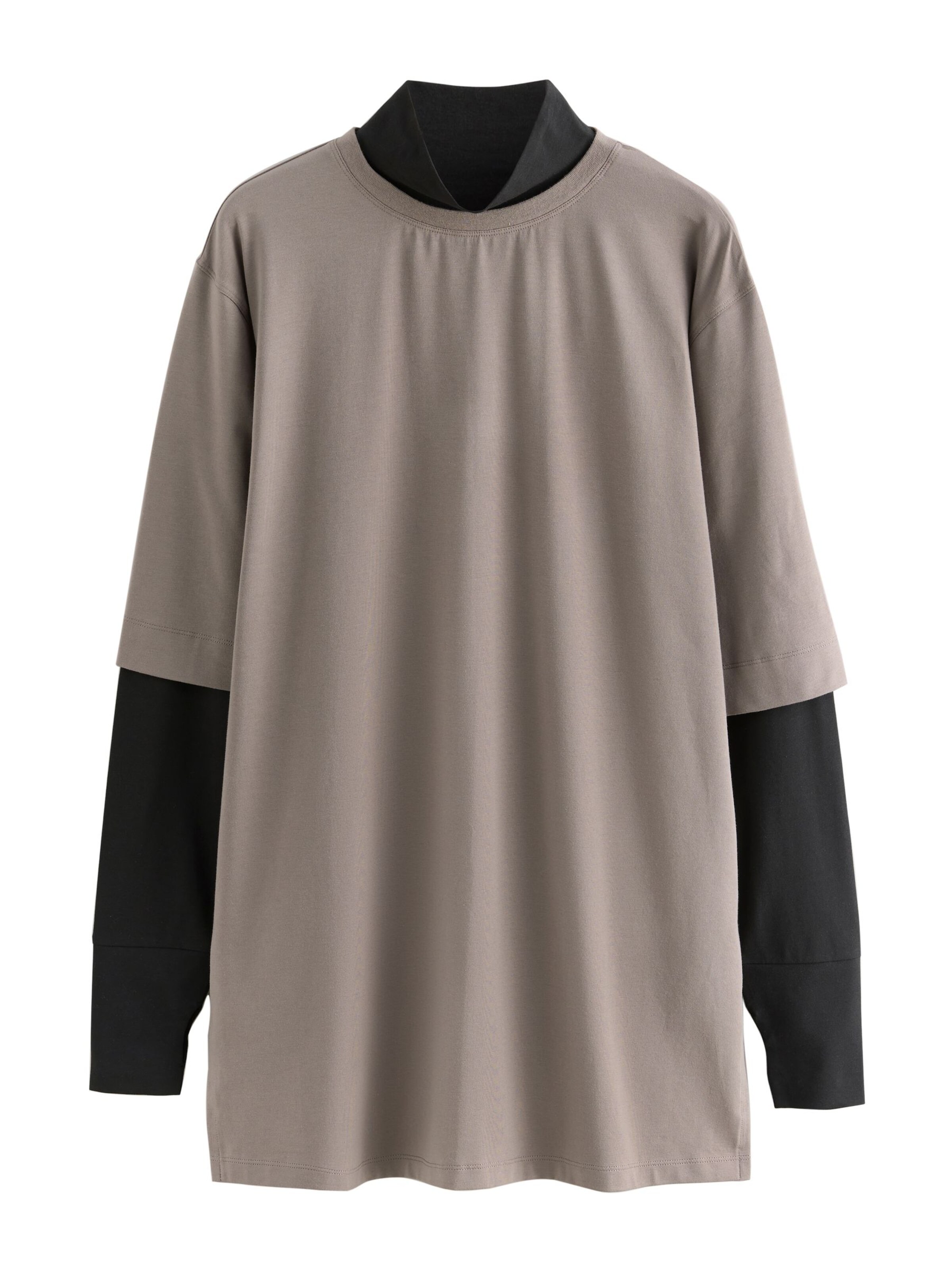 Next Μπλουζάκι σε καφέ: μπροστά