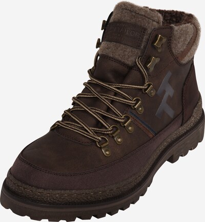 TOM TAILOR Bottes de neige en beige / bleu nuit / marron / caramel / brun foncé, Vue avec produit