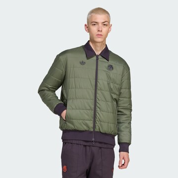 ADIDAS ORIGINALS Přechodná bunda – zelená: přední strana