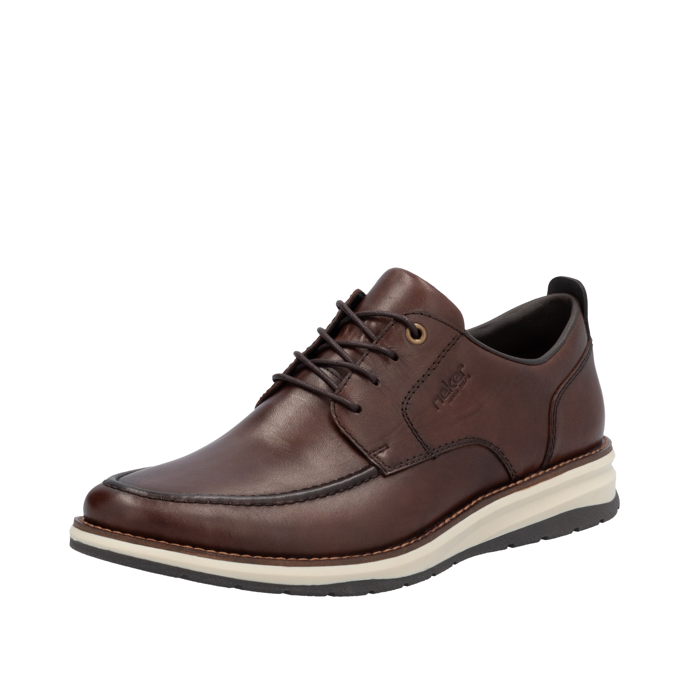 Chaussure à lacets ' 14704 ' Rieker en marron : devant