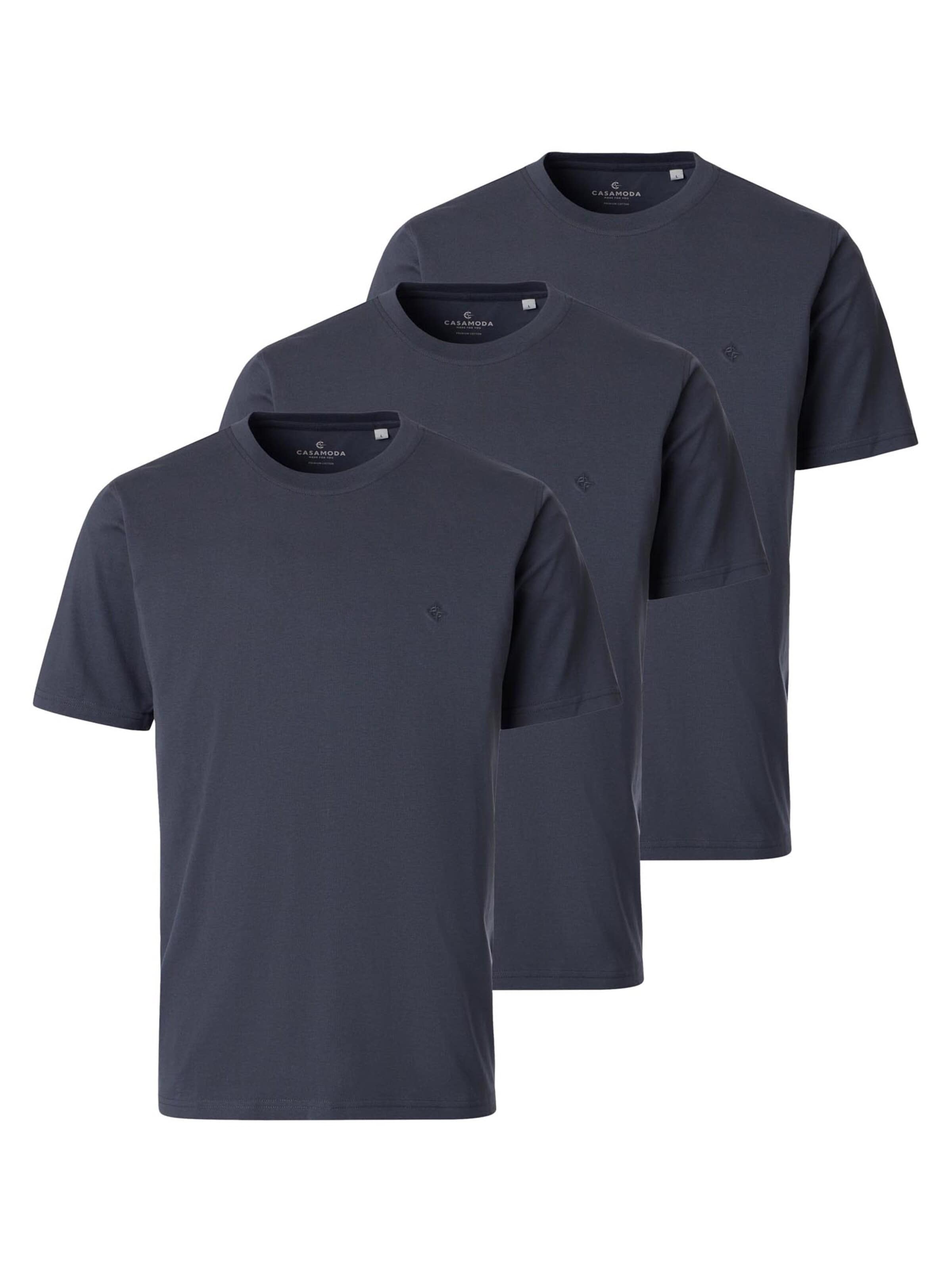 CASAMODA Shirt 'Basic' in Grey: front