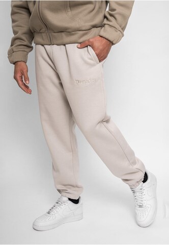 Dropsize Tapered Workout Pants in Beige: front