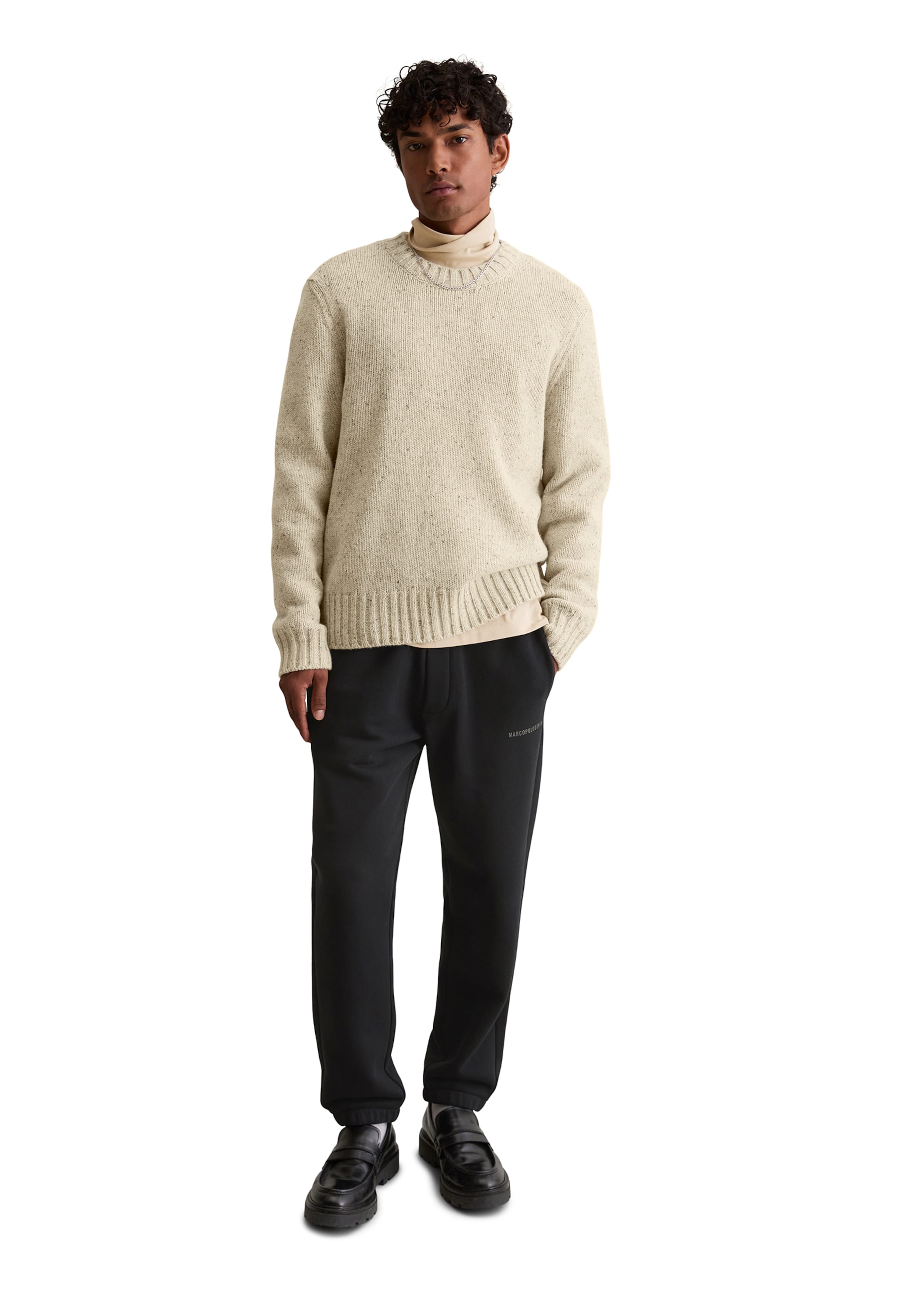 Marc O'Polo DENIM Pullover in Beige: Vorderseite