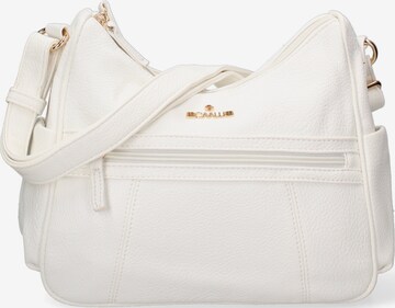 Borsa a tracolla 'Borsa a Tracolla Donna B Cavalli Ecopelle Zip Tasche Multiple 28x24cm' di B. Cavalli in bianco: frontale