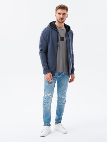 Ombre Sweatshirt 'B1157' in Blue