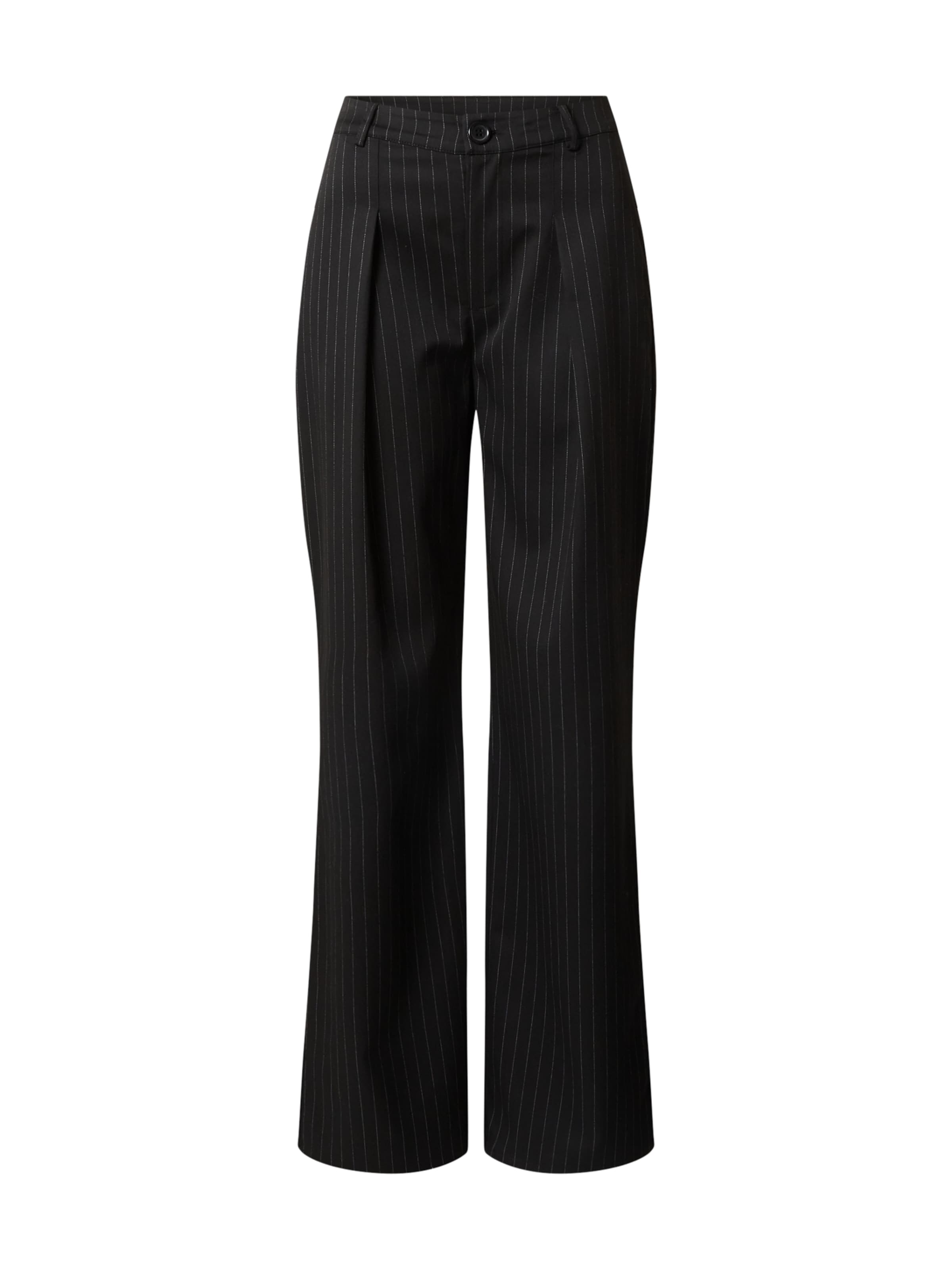 Ema Louise x ABOUT YOU Pleat-front trousers 'Liana' in Black: front