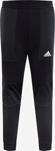 ADIDAS PERFORMANCESportske hlače - crna boja: prednji dio