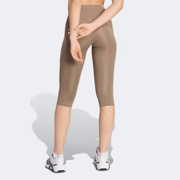 ADIDAS PERFORMANCE Skinny Sporthose in Beige
