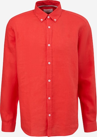 s.Oliver Regular fit Button Up Shirt in Red: front