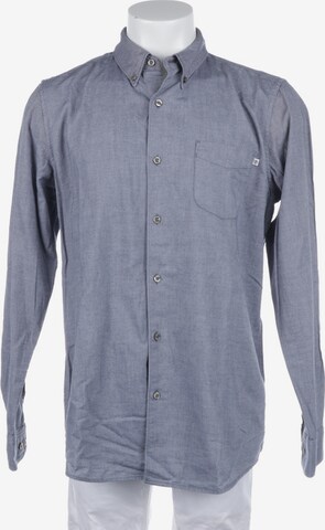 TIMBERLAND Button Up Shirt in M in Grey: front