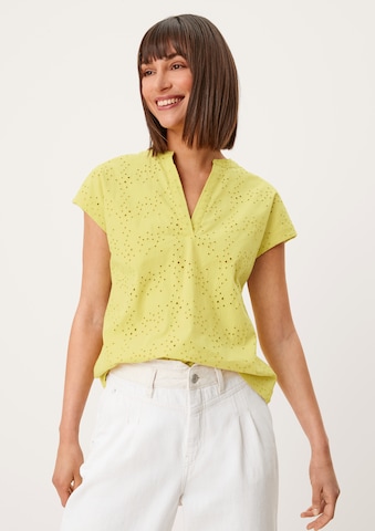 s.Oliver Blouse in Yellow: front