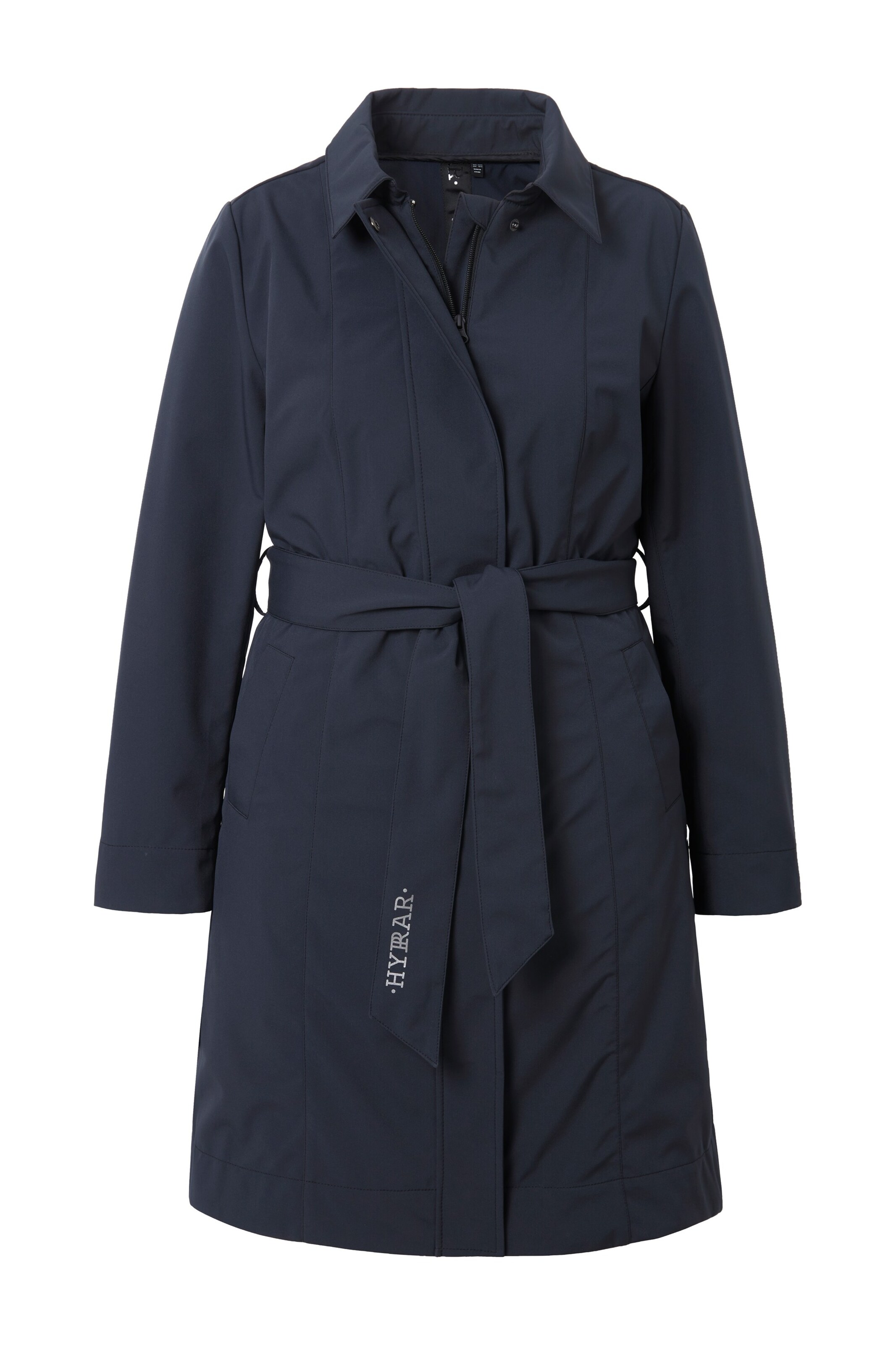 Ulla Popken Tussenmantel in Blauw: voorkant