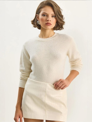 Pullover di Bianco Lucci in bianco: frontale