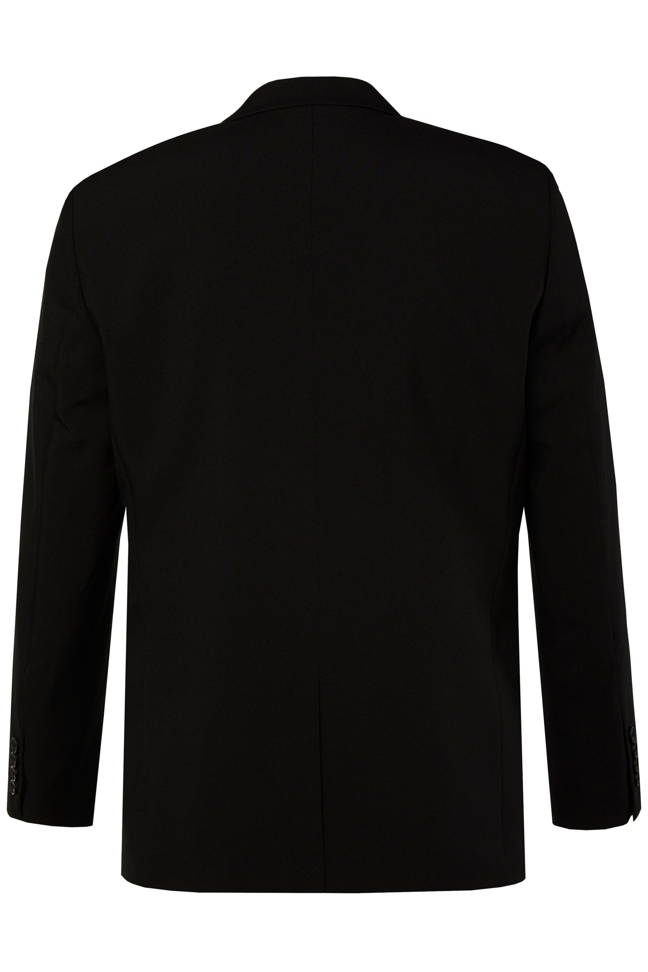 Men Plus Regular fit Blazer in Black