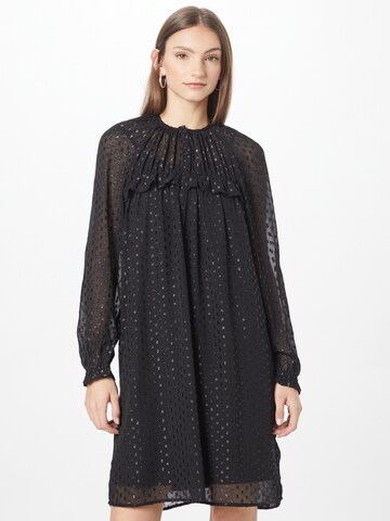 QS Shirt Dress in Black: front