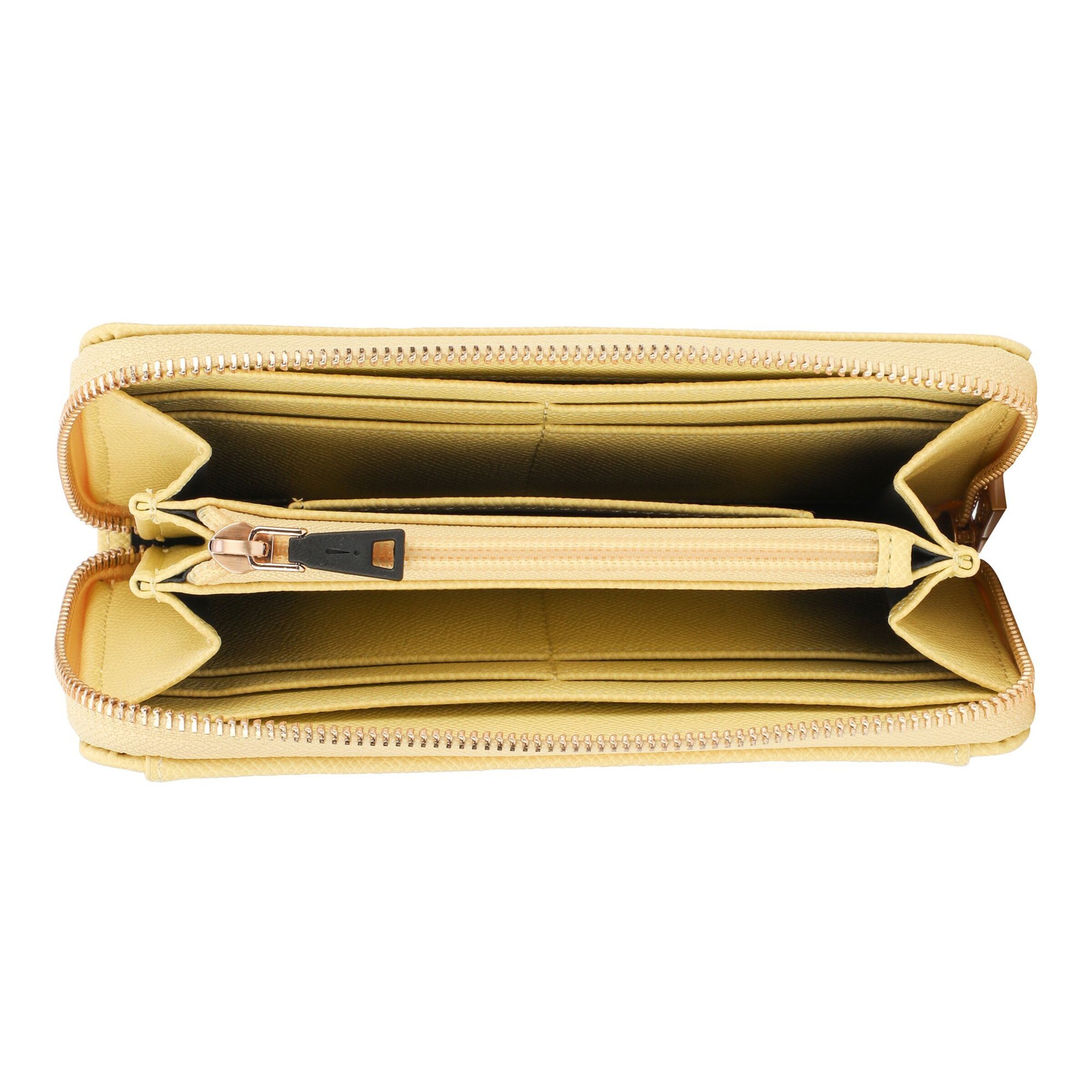 JOOP! Jeans Portemonnee 'Cornice Melete' in Geel