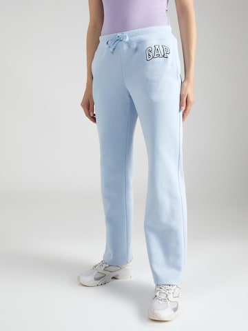 GAP Boot cut Pants in Blue: front