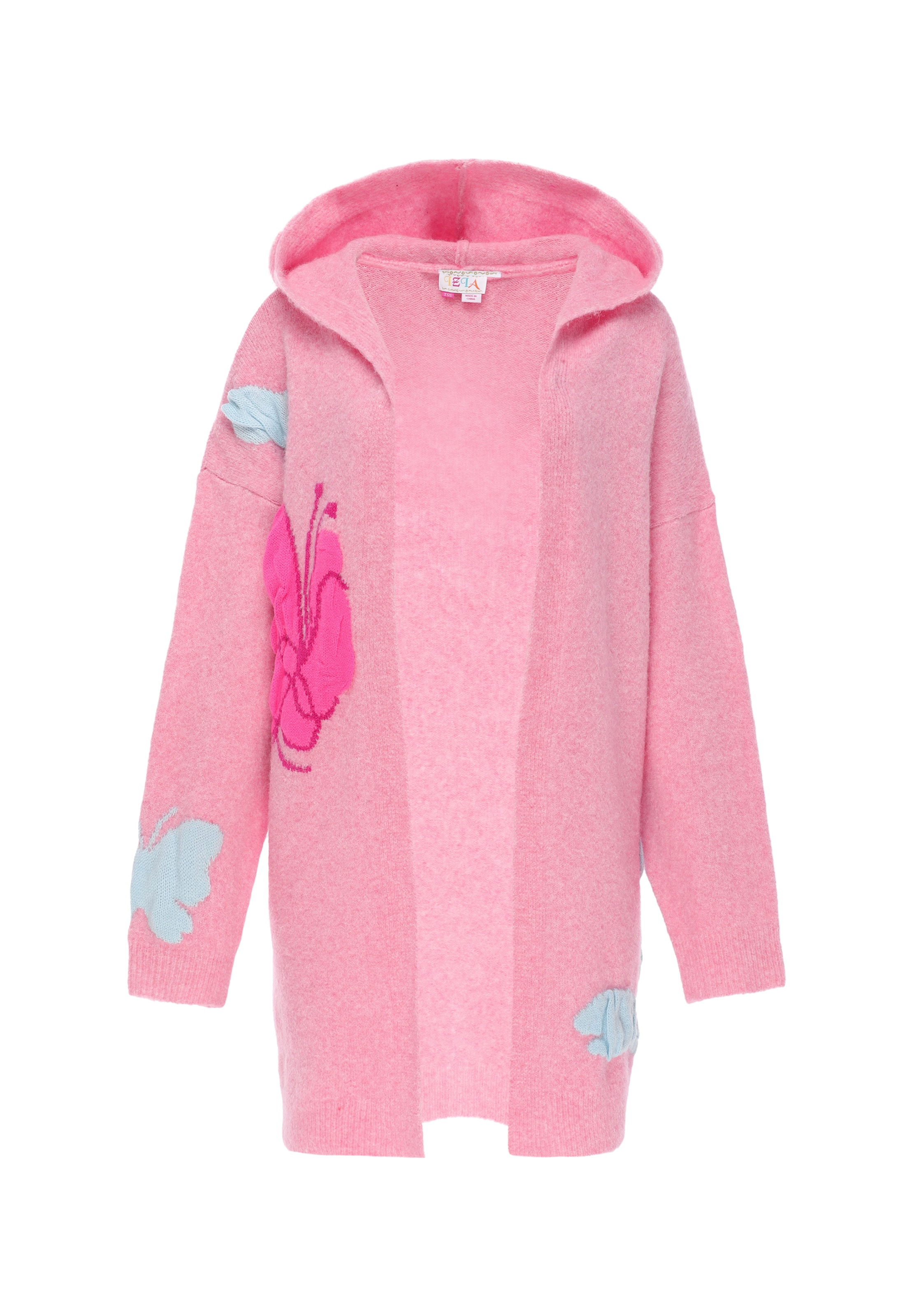 IZIA Strickjacke in Pink: Vorderseite
