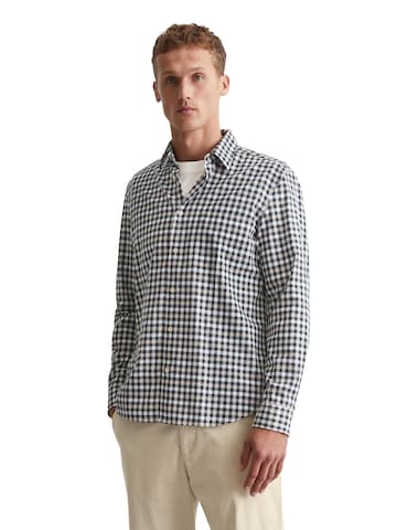 Coupe regular Chemise Marc O'Polo en noir : devant
