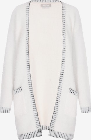 Usha Вязаная кофта в Белый: спереди