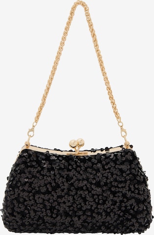 Pochette 'Elegant' di faina in nero: frontale