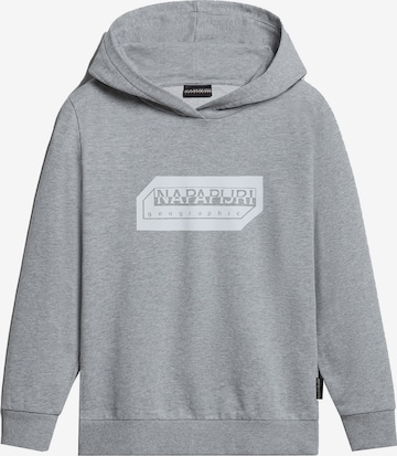 NAPAPIJRI Sweatshirt 'B-KITIK' in Grey: front