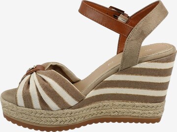 TOM TAILOR Sandals in Brown