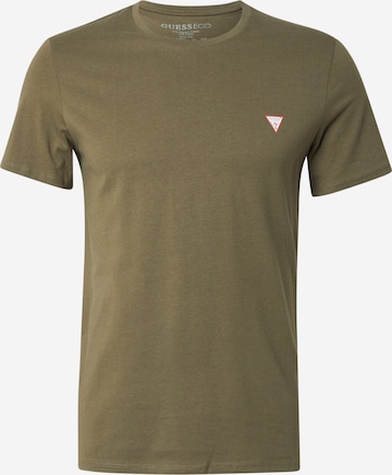 GUESS T-Shirt in Grün: Vorderseite