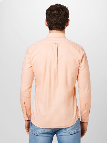 BOSS Regular fit Button Up Shirt 'Rickert' in Orange