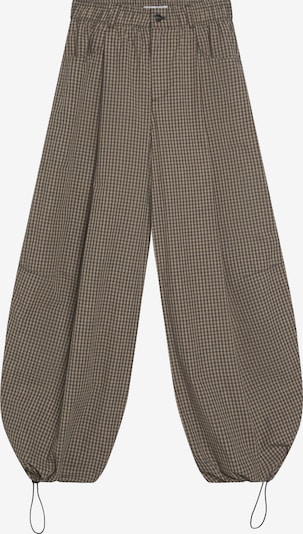 Bershka Laskoshousut koossa 34 värissä tummabeige / tummanharmaa, Tuotenäkymä