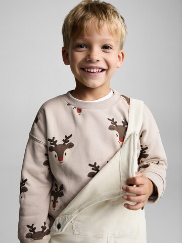 MANGO KIDS Sweatshirt 'RENOAOP' in Beige: front
