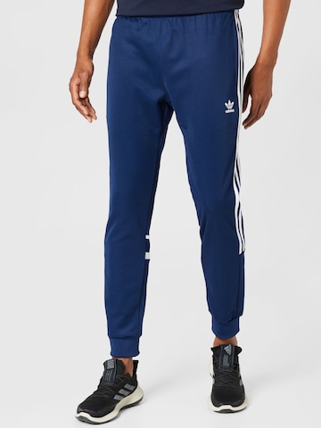 ADIDAS ORIGINALS - Tapered Pantalón 'Adicolor Classics Cutline' en azul: frente