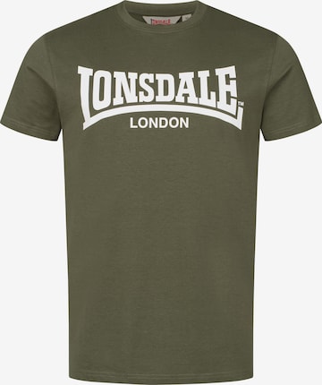 Tricou 'Fulwood' de la LONSDALE pe verde: față