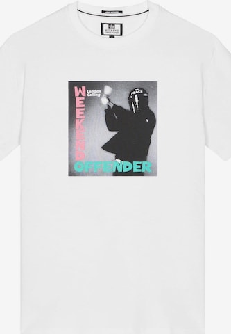 T-Shirt 'London Calling' Weekend Offender en blanc : devant