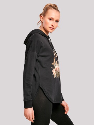 F4NT4STIC Sweatshirt 'Vogelnest Blumen' in Black