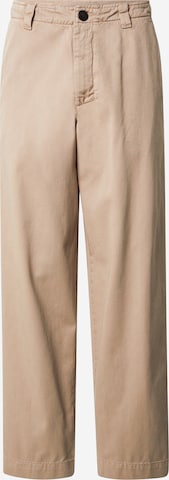 Loosefit Pantalon chino 'ANRSTORM' ANNARR en beige : devant