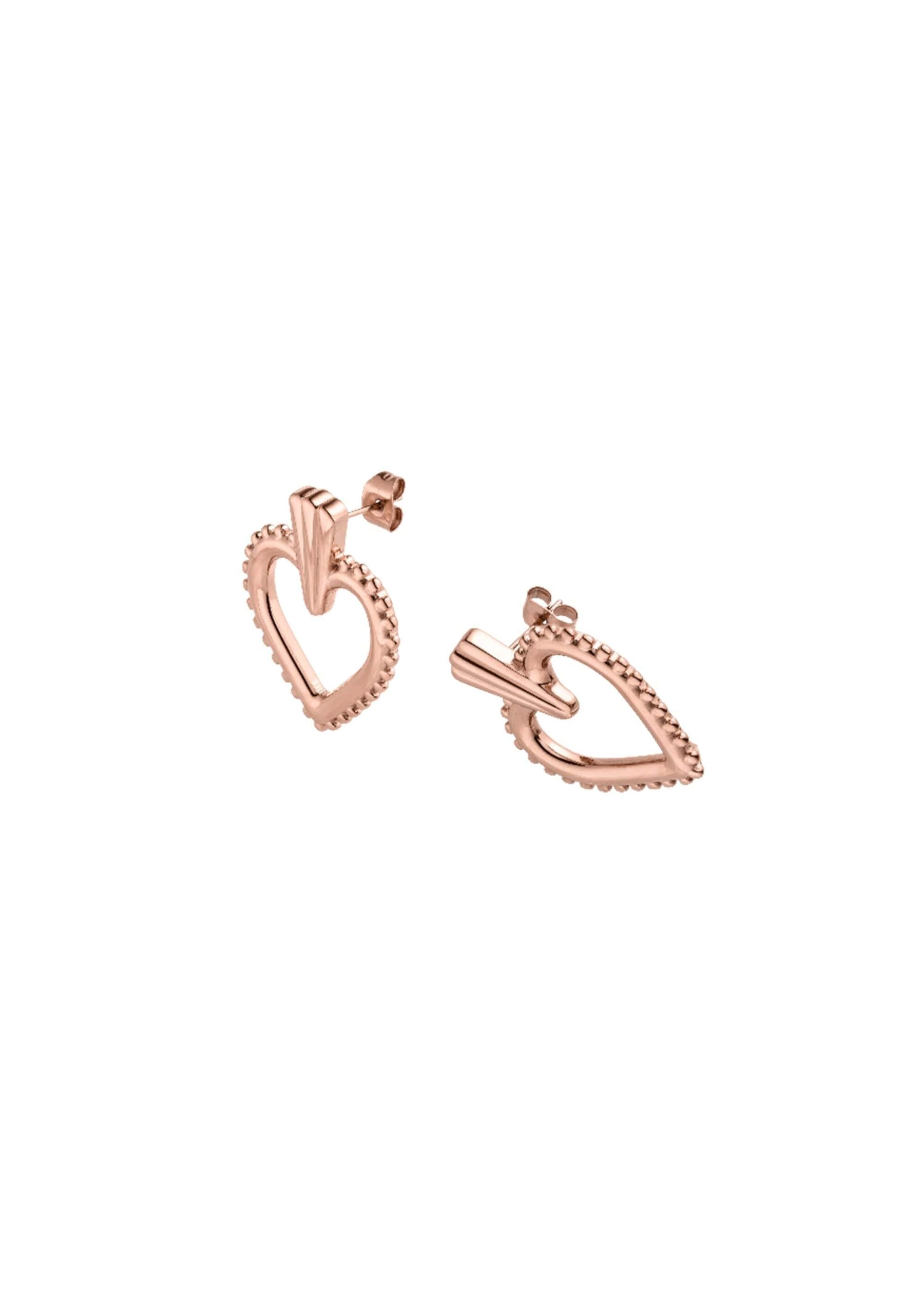 Boucles d'oreilles 'Darling Heart' PURELEI en or : devant
