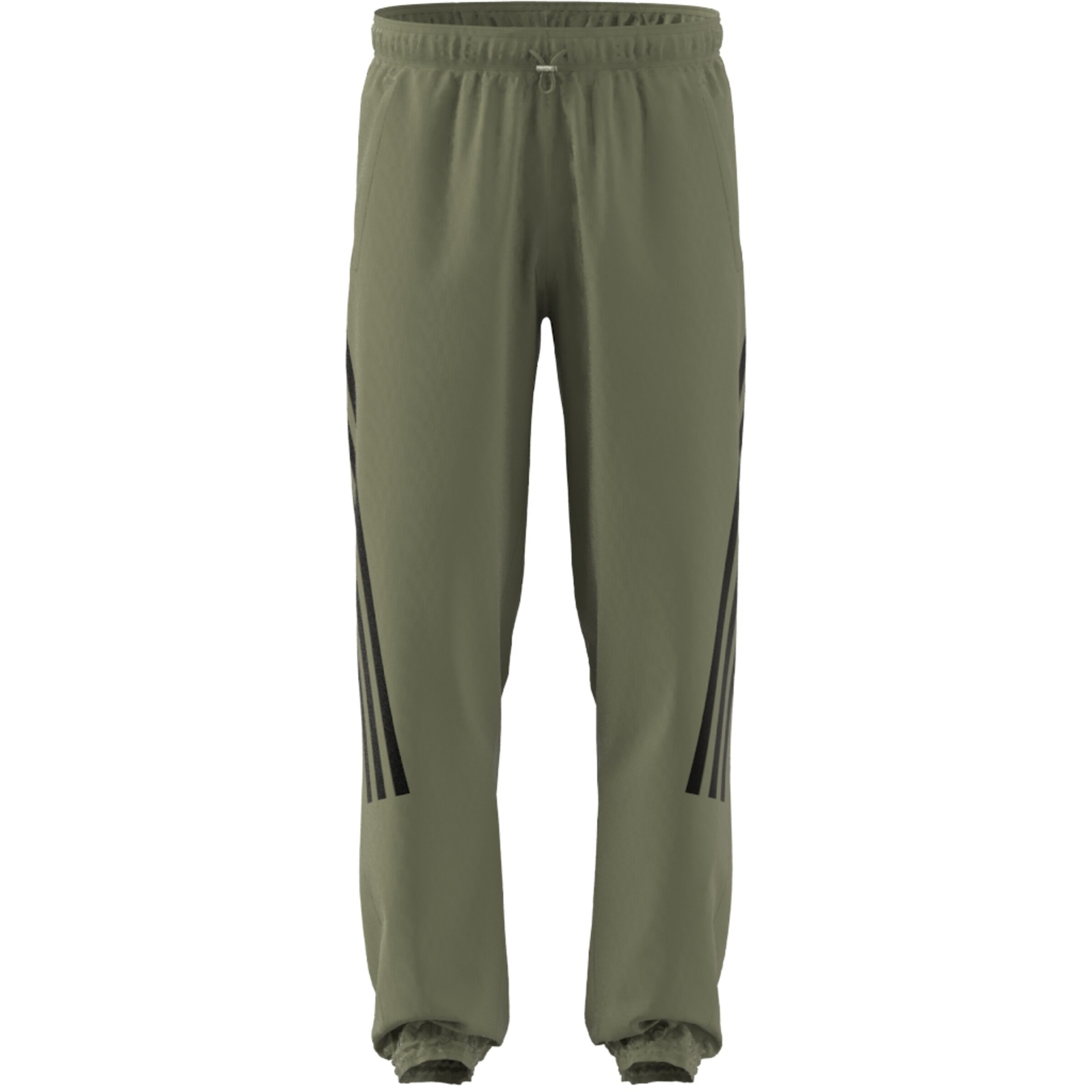 ADIDAS SPORTSWEAR Tapered Workout Pants in Green: front