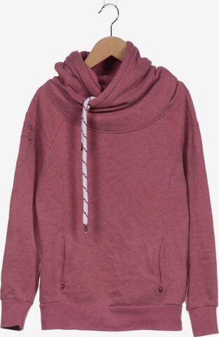 ONLY Sweatshirt & Zip-Up Hoodie in S in Pink: front