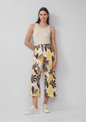 s.Oliver Wide Leg Hose in Beige