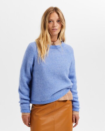 Pullover di SELECTED FEMME in blu: frontale