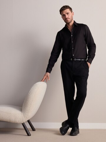 Next Slim Fit Риза в черно