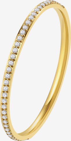 Hey Happiness Ring 'Slim Band' in Gold: Vorderseite