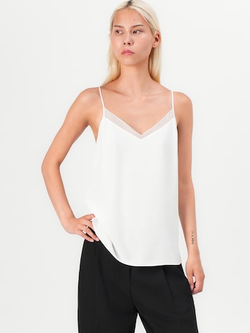 Wide Leg Pantalon à plis 'HERO' Calvin Klein en noir