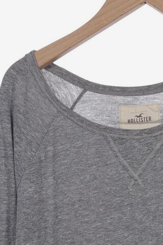 HOLLISTER Langarmshirt XS in Grau