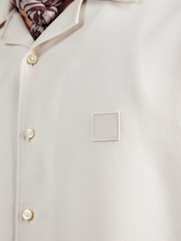 Fit confort Chemise 'Lapisy' BOSS en beige