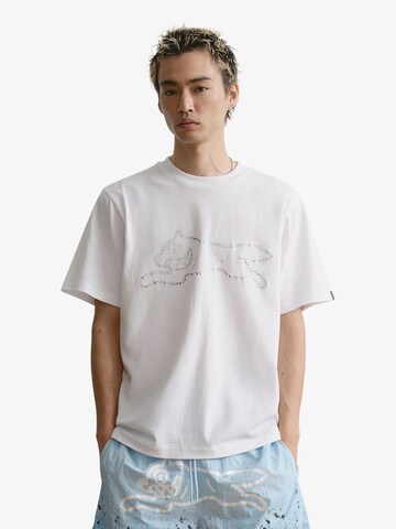 T-Shirt ICECREAM en blanc : devant