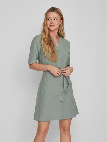 VILA - Vestido camisero 'PRISILLA' en verde: frente