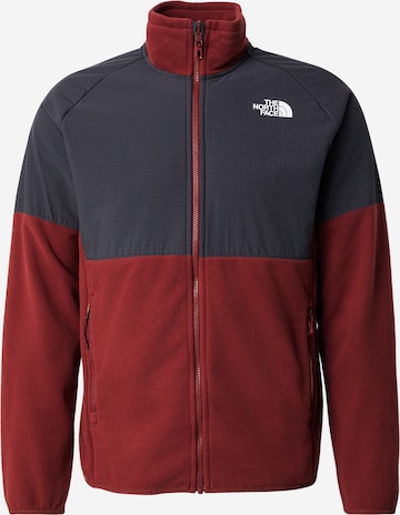 THE NORTH FACE Toiminnallinen fleecetakki 'GLACIER' värissä harmaa: etupuoli